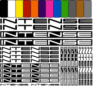 Pegatina INTENSE ver1 sticker bicicleta bicycle - Imagen 1 de 13