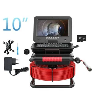Sewer Camera 10" HD Drain 512HZ Pipeline Endoskop Kanalisation Inspektion Kamera - Picture 1 of 30