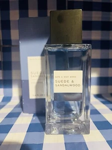 NEW Men's SUEDE & SANDALWOOD Cologne Spray 3.4 oz Bath & Body Works X 1 - Bild 1 von 2