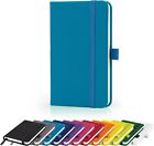 Premium A6 Notebook New Lined Pocket Hardback Small Journal with Pen Loop, Elas