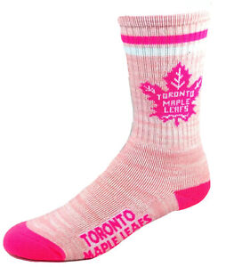 Women's Toronto Maple Leafs Pretty In Pink Crew Socks