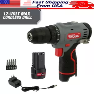 12V Cordless Drill Driver 3/8-inch Chuck 1.5Ah Battery LED Work Light 99303 New - Picture 1 of 6