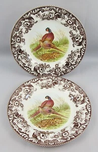 2 x Spode Woodland 10.5" Dinner Plates PHEASANT 10.5" (27cm) S3422 - Picture 1 of 4
