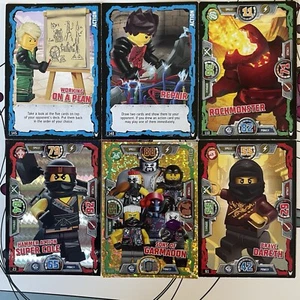 6x Lego Ninjago Masters of Spinjitzu Cards - Foto 1 di 2