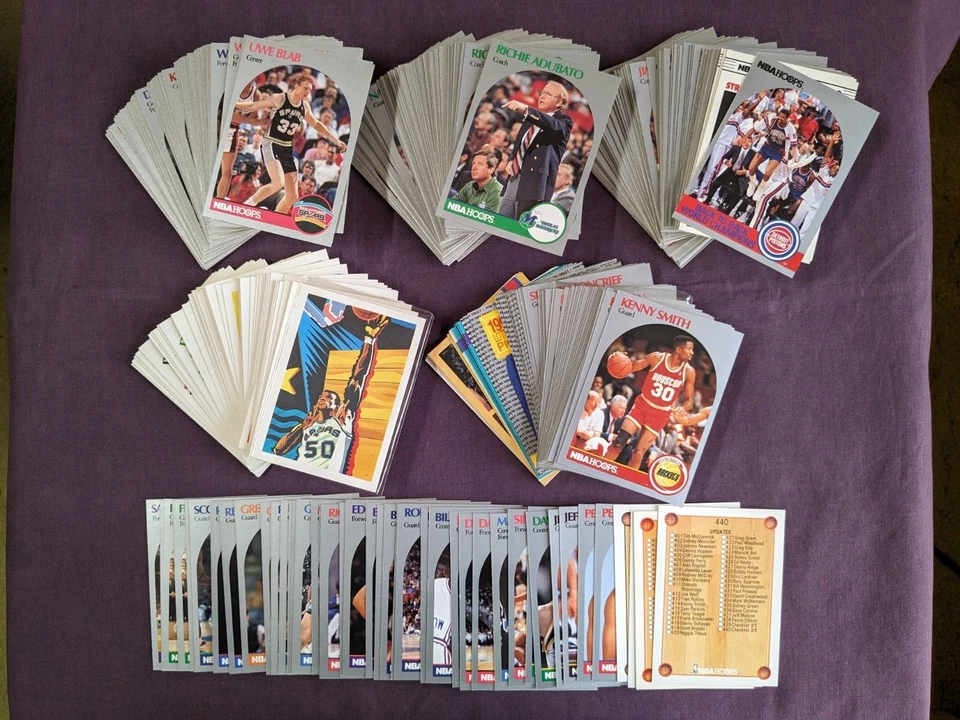 1990-91 Hoops Basketball #226 - #440 - - - Pick A Card - - - Complete a Set - Image 1 of 1