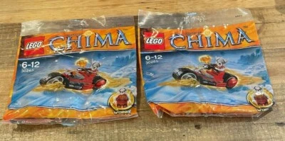 2 LEGO LEGENDS OF CHIMA SETS 30265 WORRIZ BRAND NEW AND SEALED - Image 1 of 3