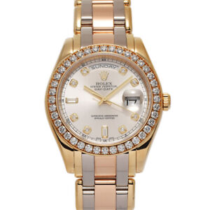 ROLEX Day-Date Pearlmaster Diamond Bezel 18948A watch 802000156984000