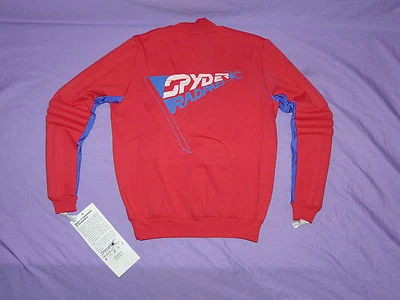 SPYDER RAD PADS Vintage New Old Stock PADDED SKI RACING SWEATER NOS 1989 NorAm S - Image 1 of 4