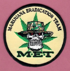 DEA DRUG ENFORCEMENT ADMINISTRATION MARIJUANA EXTRACTION TEAM PATCH HAT - Picture 1 of 1