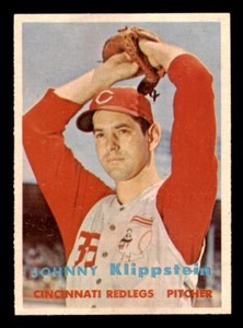 1957 Topps Baseball #296 Johnny Klippstein VG/EX *f1