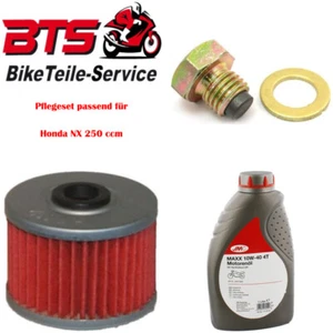 Satz 1L Öl, Filter, Ablassschraube passend für Honda NX 250 ccm 18 - Bild 1 von 1