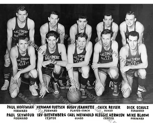 1947-48 BALTIMORE BULLETS NBA BAA Western Division CHAMPS 8X10 TEAM PHOTO - Picture 1 of 1