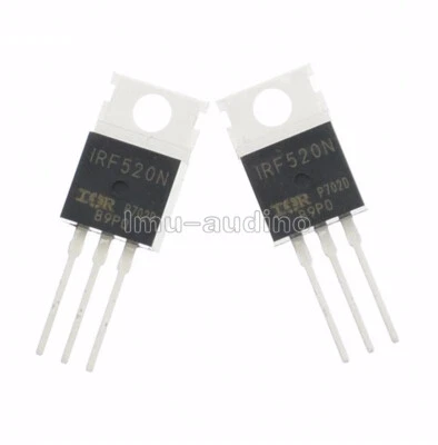 MARKENLOS 5PCS IRF520N IRF520 Power MOSFET N-Channel TO-220 NEW