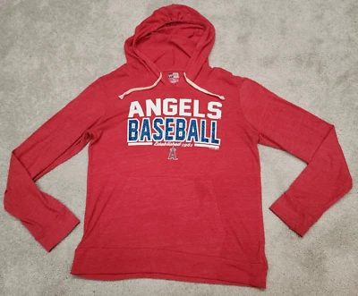 Los Angeles Angels Hooded Sweatshirt Women's X Large Red - Image 1 of 4