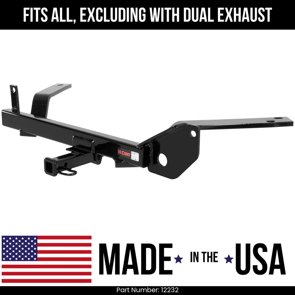 Remolque Lincoln Continental 88-94 enganche Exc doble extensión curva 3,5 k 1,25" remolque nuevo Foto 1 de 1