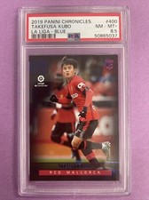 2019-20 Panini Chronicles Takefusa Kubo RC Rookie La Liga-Blue PSA 8.5 NM-MT+