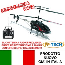 Fp-tech Fp-crash - Elicottero radiocomandato 3.5 Canali Crash Drone Super Resist