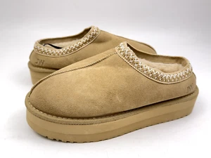 Jack Wills Platform Slip On Snug, Womens Sandal, Womens Shoes UK Size 7, Tan,New - Picture 1 of 12