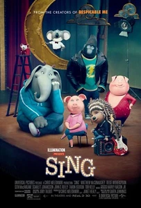Sing movie poster  -  11 x 17 inches - Picture 1 of 1