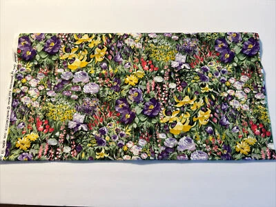 Enchanted Garden by Sentimental Studios for Moda Cotton Quilt Fabric 1 Yd HTF - Image 1 of 3