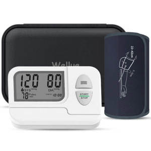 Blood Pressure Monitor Upper Arm with Pulse Rate + Portable Case, for Home Use - Picture 1 of 9