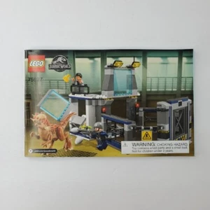 Lego Jurassic World 75927 Stygimoloch Breakout Manual Instructions Only Book - Picture 1 of 12