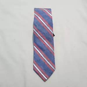 Corbata de seda a rayas diagonal estrecha Express nueva con etiquetas $49.99 - Imagen 1 de 4