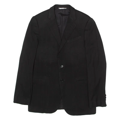 ARMANI COLLEZIONI Mens Blazer Jacket Black Wool M - Image 1 of 4