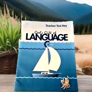 Abeka God's Gift Of Language C 6th Grade 6 Test Key TE Home School Language Arts - Picture 1 of 1