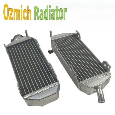 For 1996 1997 1998 1999 2000 SUZUKI RM250 RM 250 Polished Aluminum Radiator - Image 1 of 3