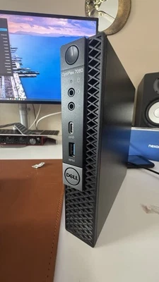 Dell OptiPlex 7060 Micro i7-8700T 16GB RAM 256GB SSD Wi-Fi Bluetooth Win 11 Pro - Image 1 of 4