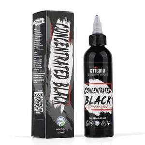 Tattoo Tinte, Tattoo Pigment, Tätowierfarbe, Permanent, Schwarz, 120ml - Bild 1 von 2