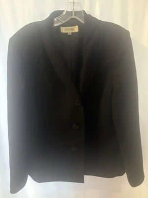 Traje Mujer Estudio Negro 3 Botones Traje Chaqueta Talla Grande 18 Foto 1 de 4