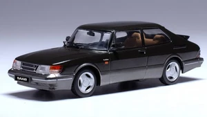 MODELLINO AUTO STATICO IXO SAAB 900 TURBO 1988 NERO MODELLISMO SCALA 1:43 - Foto 1 di 4