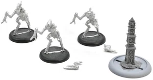 WARMACHINE 3 Mannikins + Sentry Stone #1 METAL Hordes 6347 - Bild 1 von 2