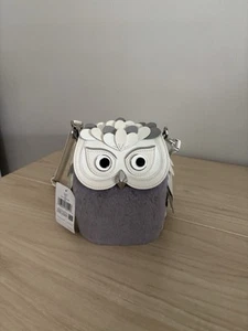 NWT Kate Spade Hoot Gray 3D Owl Crossbody Bag (New) Beautiful! - Picture 1 of 6