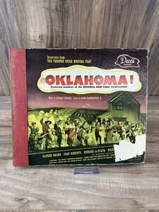 Oklahoma! Decca Records Album No.359 by Richard Rodgers 1943 78RPM Set Of 6 - Imagen 1 de 11