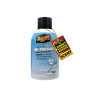 Spray elimina odori rinfrescante d'aria per auto intero Meguiar's - Summer Breeze 2 oz - Foto 1 di 10