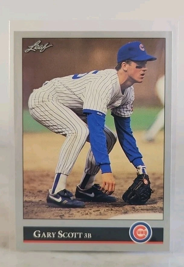 1992 Leaf: Gary Scott #6 - Chicago Cubs - NM Condition - Image 1 of 2