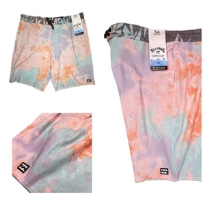 Billabong Board Shorts Para Hombre Talla 34 Domingos LT Surf Bañador Elastizado NUEVO SLR - Imagen 1 de 9