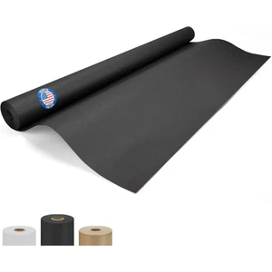 Black Kraft Paper Roll 36" x 2160" (180 feet) with Cutter, 50lb Thickness - Picture 1 of 6