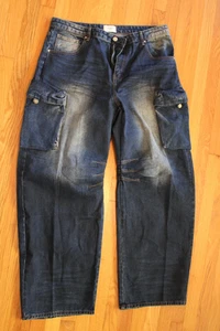 YoungLa Baggy Loose Fit Denim Jeans - 6012 Baggy Cargo - YoungLa Cargo Herren 38x32 - Bild 1 von 7