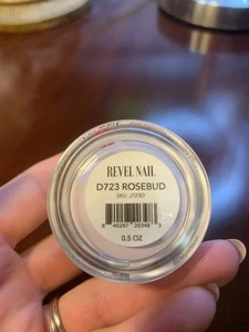 Polvo acrílico para inmersión color uñas Revel 0,5 OZ Rosebud caja abierta sin sellar - Imagen 1 de 7