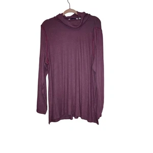 Counterparts purple ribbed knit turtleneck sweater size 2X - Picture 1 of 8