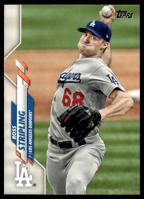 2020 Topps Ross Stripling Los Angeles Dodgers #546 - Image 1 of 2