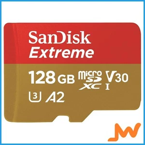 SanDisk Extreme SQXAA 128GB MicroSDXC Memory Card - Picture 1 of 3