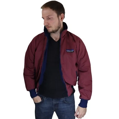 Chaqueta De Colección Años 90 Patagonia Synchilla Vellón Sin Cáscara Para Hombre XXS Mujer Abrigo Rojo Azul Foto 1 de 4