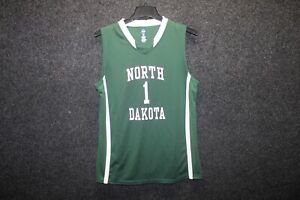 North Dakota University Basketball Jersey Adult L Green NCAA College