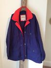 Tierra Gore-Tex waterproof jacket. Mens large. Blue/purple with red.
