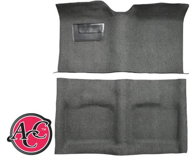 MOPAR 1959 1960 1961 PLYMOUTH BELVEDERE MOLDED CARPET KIT BLACK RED 2 DRHT Bench - Image 1 of 4